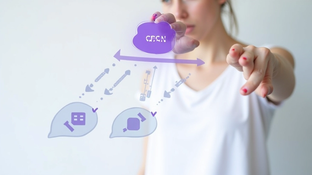 Visuele diagram met drie niveaus van hiërarchie in een landingspagina ontwerp